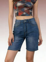 High Waist Denim Shorts