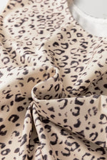 Knot Side Leopard Print Vest