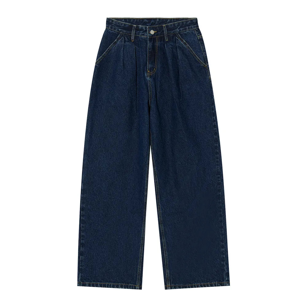 Wide Leg Jeans with Pockets