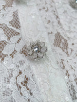 Lace Snap Down Top and Skirt Set