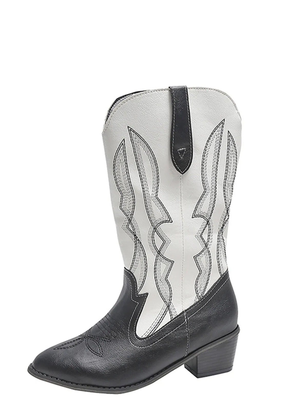 Western Embroidered Cowgirl Boots - Ladyez