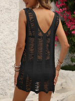 V-Neck Sleeveless Cover-Up - Ladyez