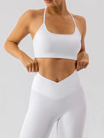 Spaghetti Strap Active Bra - Ladyez