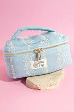Fame Flower Vine Pattern Makeup Case Cosmetic Bag