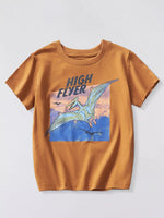 Children's Dinosaur Triceratops Graphic T-Shirt