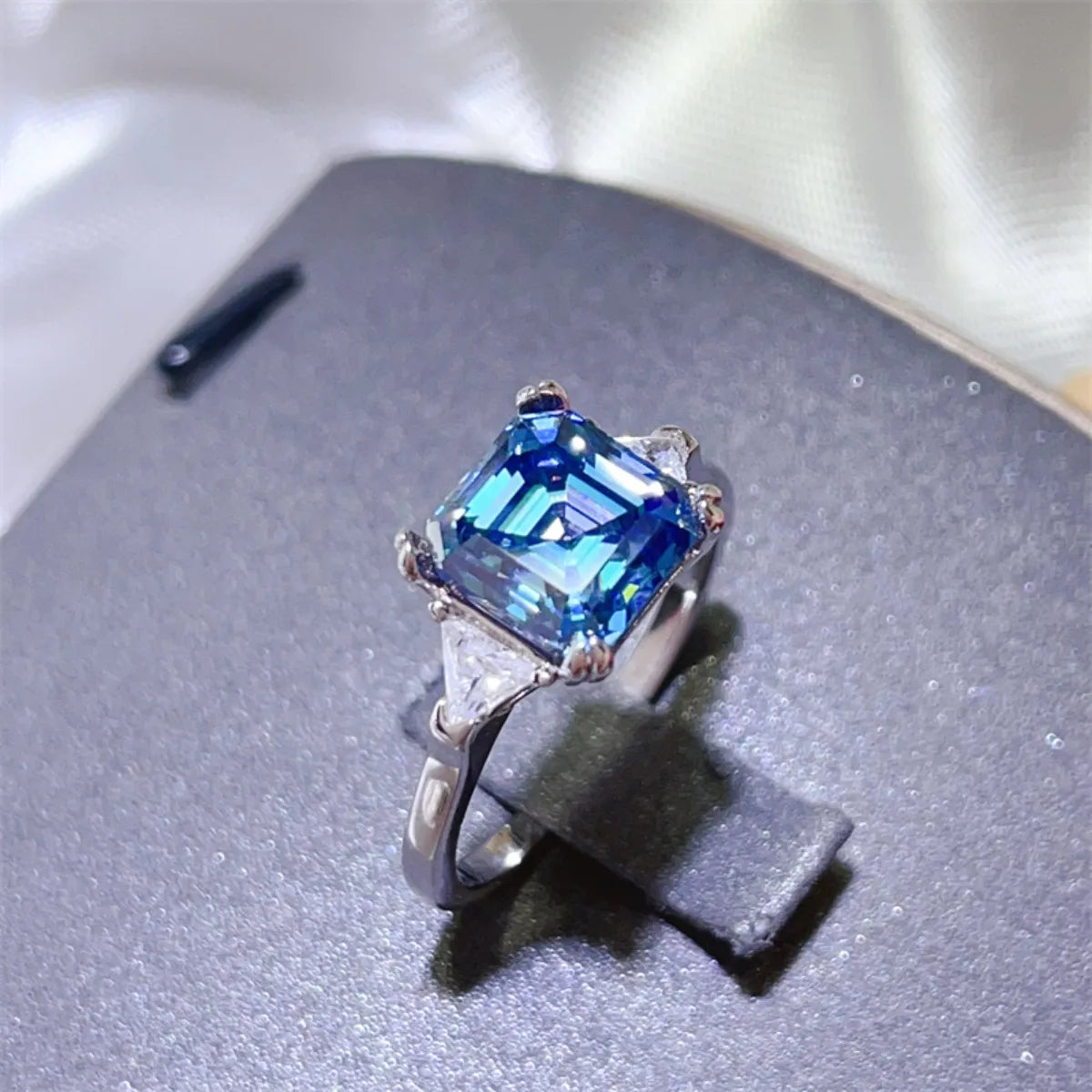 3 Carat Moissanite 925 Sterling Silver Ring - Ladyez