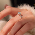 1 Carat 925 Sterling Silver Moissanite Ring