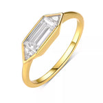 1 Carat Moissanite 925 Sterling Silver Ring