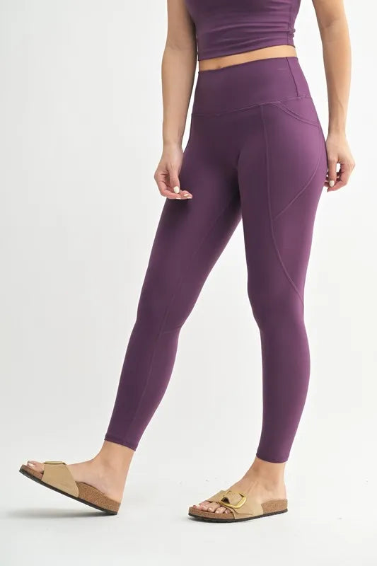 MONO B Venice Cloud Light Sculpt High-Waisted Leggings - Ladyez