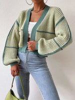 Open Front Long Sleeve Cardigan