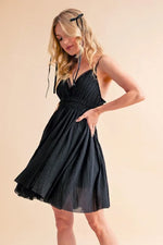 Aemi+Co Lace Detail Mini Cami Dress
