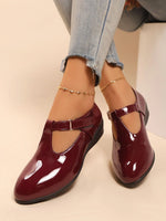 Point Toe Wedge Loafers