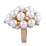 Pearl Cluster Ring