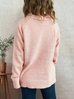 Round Neck Raglan Sleeve Sweater