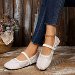 Round Toe Flats Slip-Ons