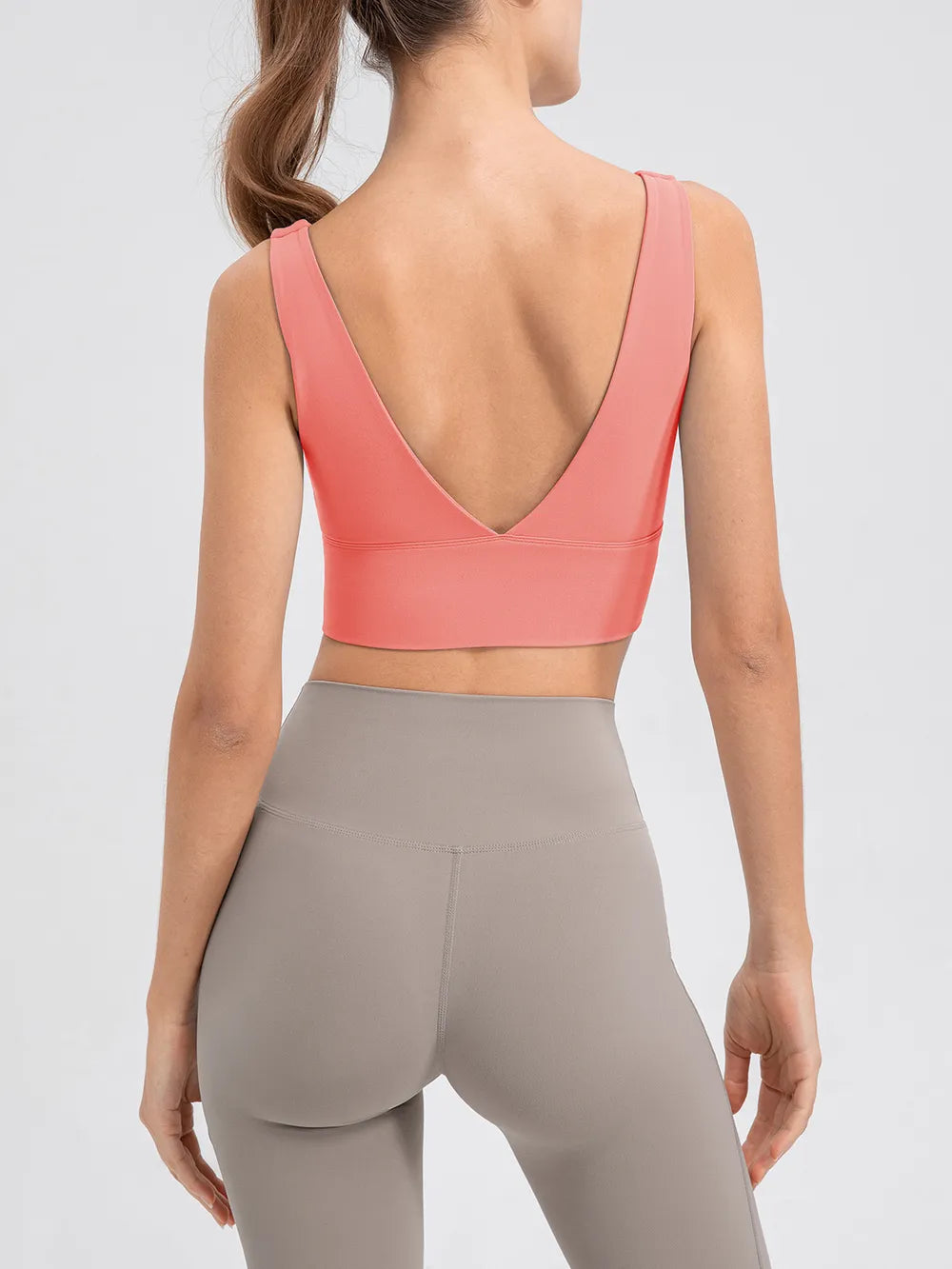 Scoop Neck Wide Strap Active Tank - Ladyez