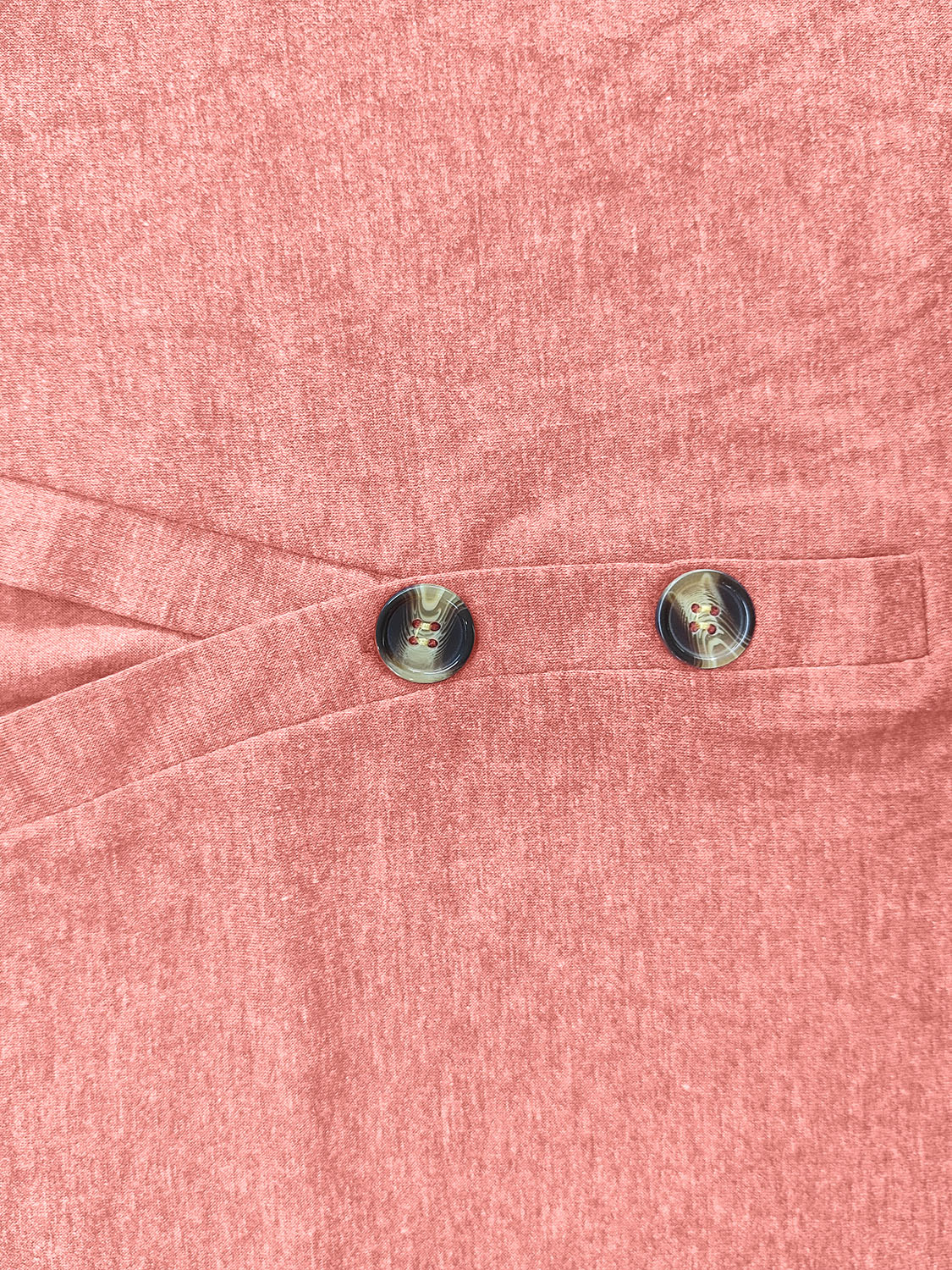 Full Size Notched Long Sleeve T-Shirt - Ladyez