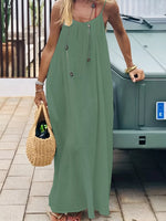Backless Spaghetti Strap Maxi Dress