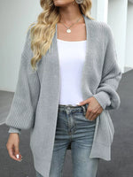 Chunky Knit Open Front Cardigan