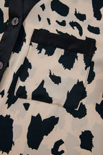 Button Up Long Sleeve Top and Pants Lounge Set - Ladyez