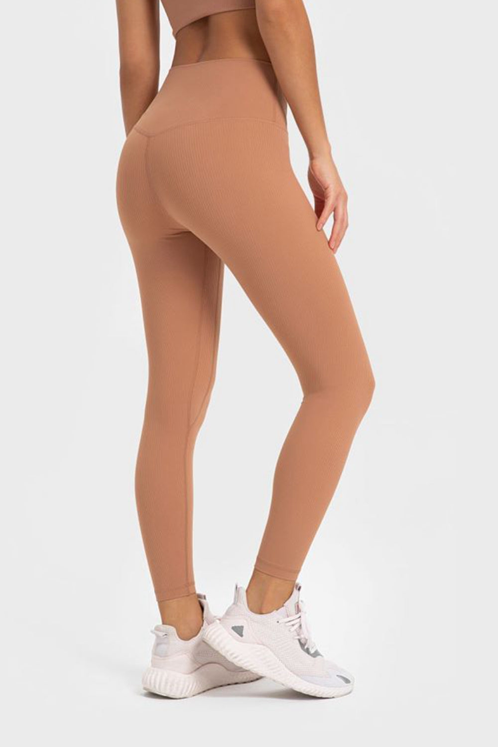 Millennia Highly Stretchy Wide Waistband Yoga Leggings - Ladyez