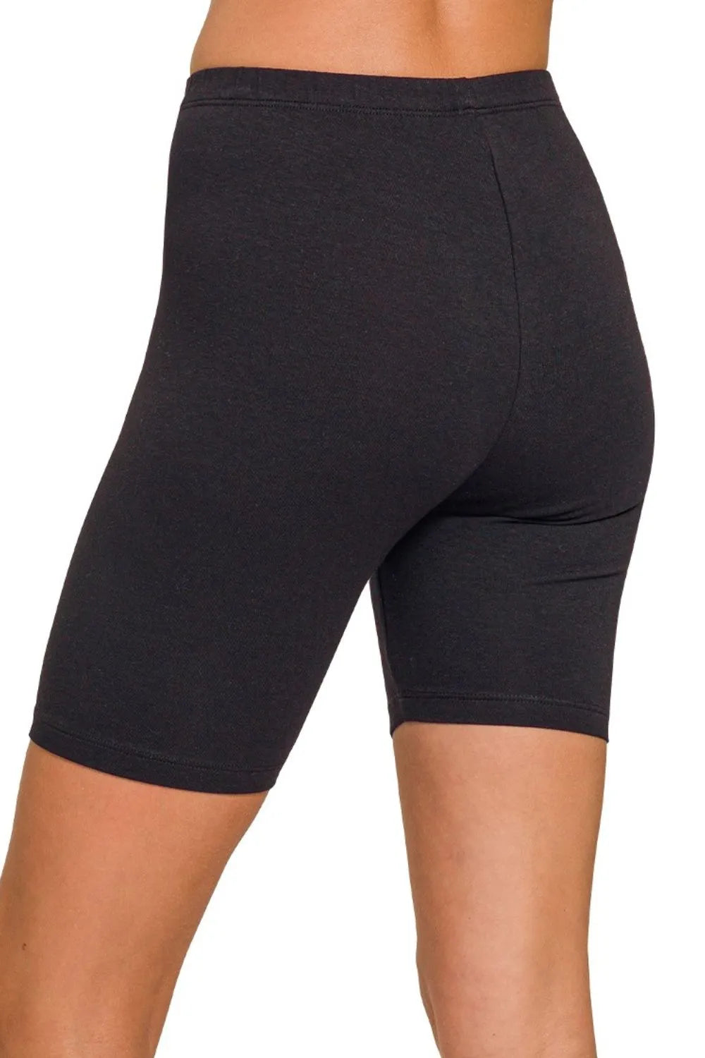 Zenana Premium Cotton Biker Shorts - Ladyez