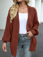 Chunky Knit Open Front Cardigan