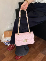 Quilted Chain Crossbody Bag