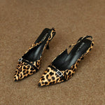 Pointed Toe Slingback Pumps