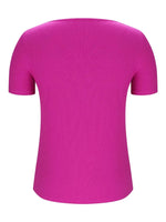 Solid V-Neck Short Sleeve T-Shirt