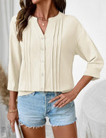 Button-Down Notched Shirt
