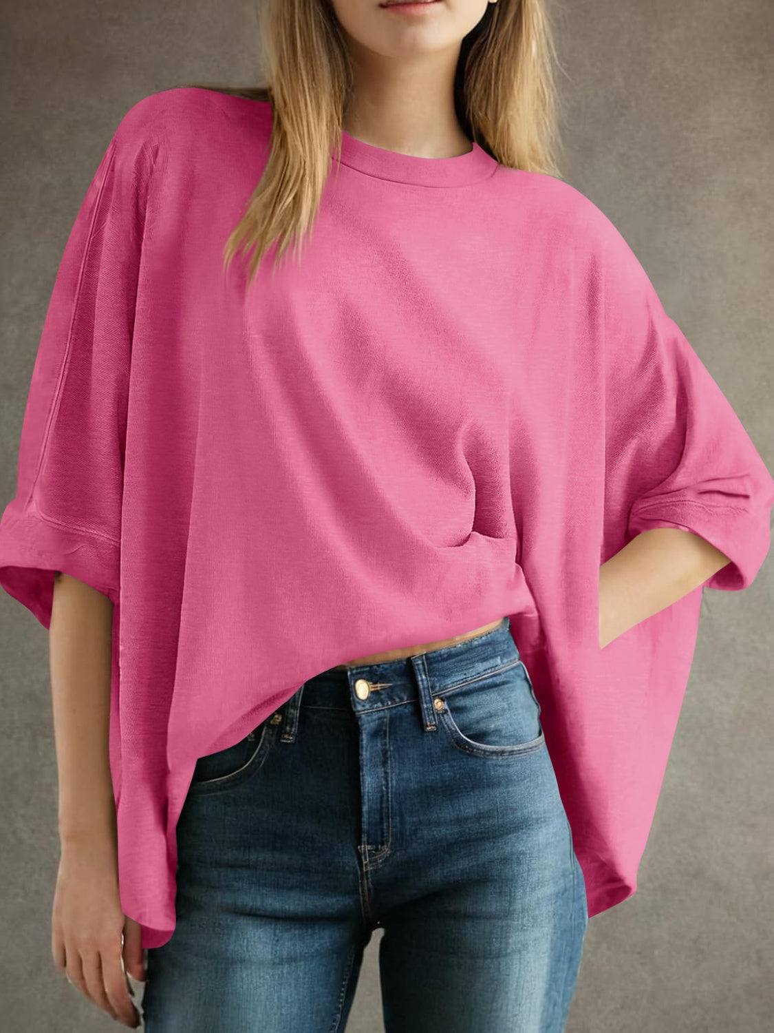 Lovelet Round Neck Half Sleeve T-Shirt - Ladyez