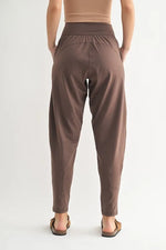 MONO B Flowbarrel High Waist Active Pants - Ladyez