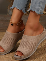 Mesh Open Toe Sandals