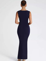 Square Neck Sleeveless Maxi Dress