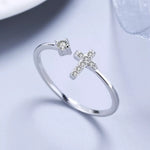 Adjustable Open Cross Ring