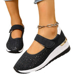 Breathable Cutout Wedge Loafers