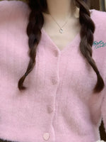 Button Up Ribbed Knit Cardigan