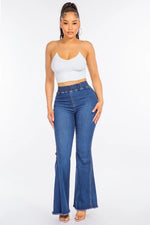 American Bazi High Waist Curvy Flare Jeans