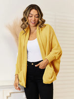 Angel Wings Open FrontCardigan with Pockets