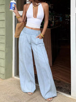 Washed Wide Leg Jeans