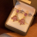 Christmas Tree Star Dangle Earrings