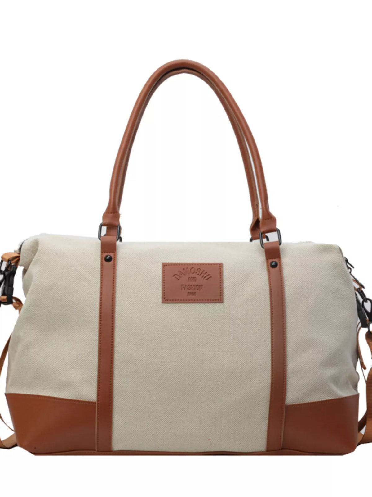 Canvas Leather Trim TravelBag