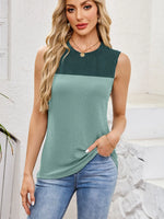 Textured Round Neck Tank
