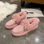 Fuzzy Round Toe Slip-Ons