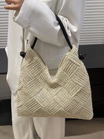 Woven Straw Shoulder Bag