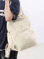 Lightweight Solid Color Backpack Bag