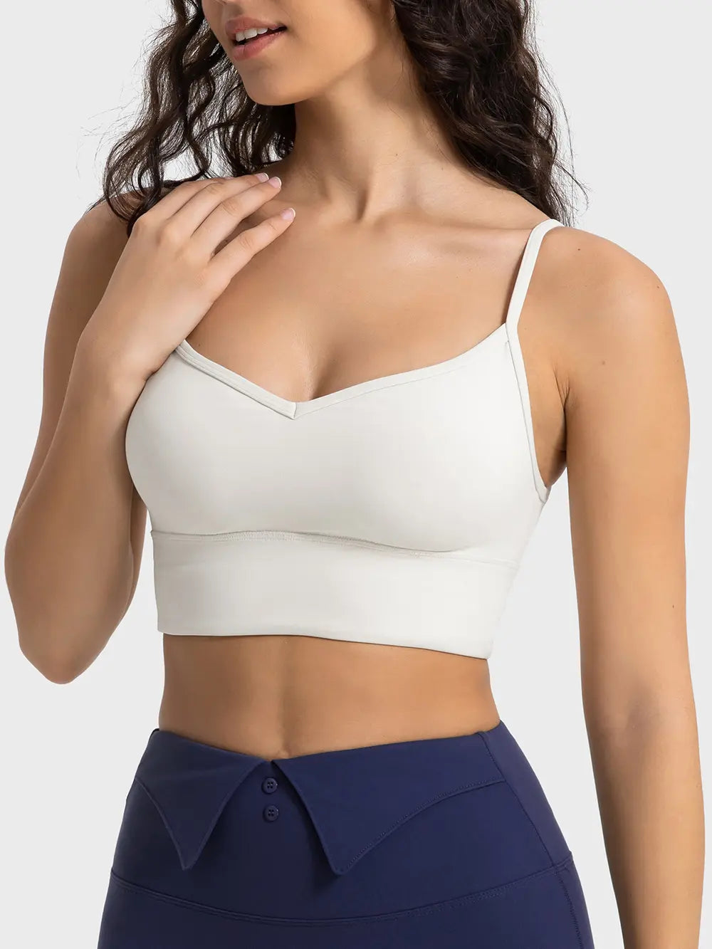 Millennia Spaghetti Strap Sport Bra - Ladyez