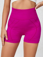 High Waist Active Shorts - Ladyez