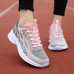 Breathable Mesh Lace Up Athletic